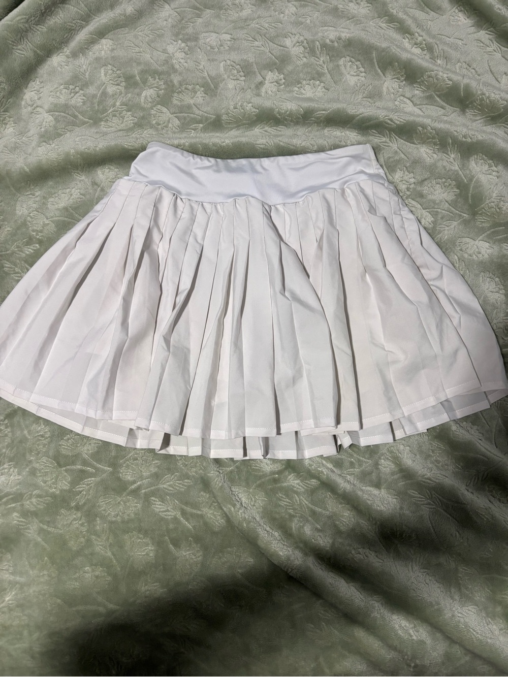 White Pleated Tennis Skirt - Women's Active Skirt